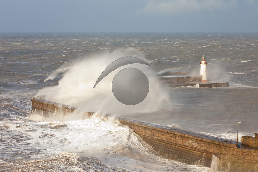 West Pier, Whitehaven - Cumbria 4282 
 High winds and a high tide create massive waves which crash into the West Pier at Whitehaven on the Cumbrian coast sending spray high into the air, resulting in the pier to be evacuated by the police. 
 Keywords: West, Pier, storm, waves, Whitehaven, lighthouse, spray, sea, swell